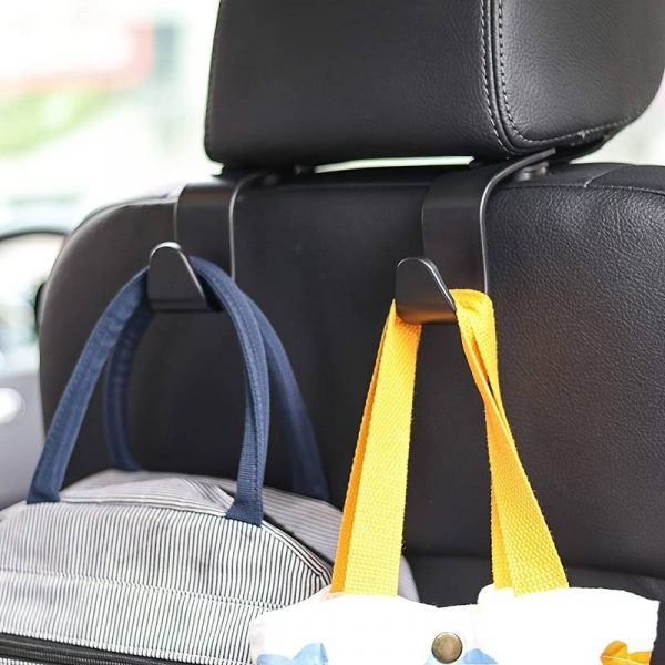 Auto Rücksitz, Taschenhalterung, Haken Halterung, Organisation für Autoinnenraum, Kopfstützen Haken, Autositz Taschenhalterungen